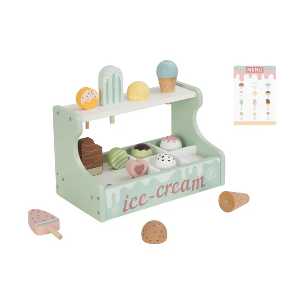 Cute&Cool drvena igračka stalak sa sladoledima 