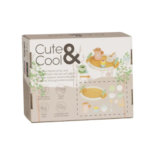 Cute&Cool drvena igračka čajanka 