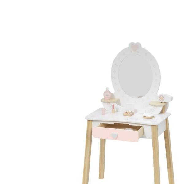 Cute&Cool drvena igračka make-up sto i stolica 
