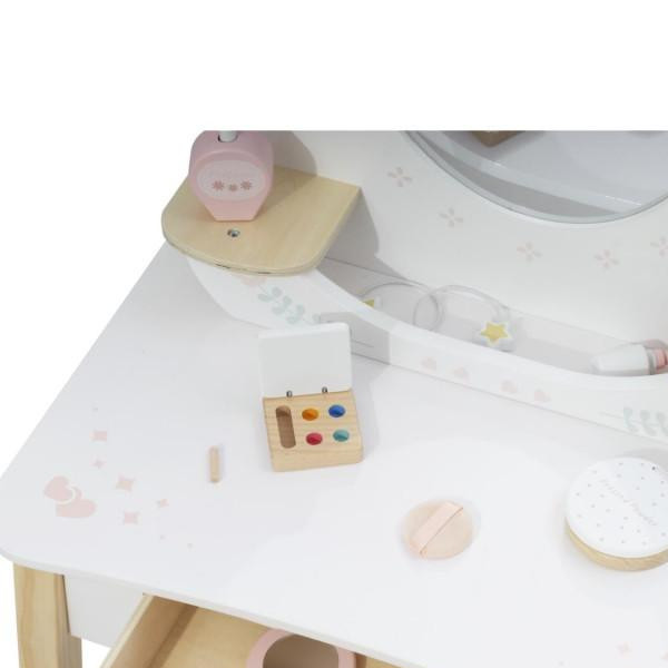 Cute&Cool drvena igračka make-up sto i stolica 