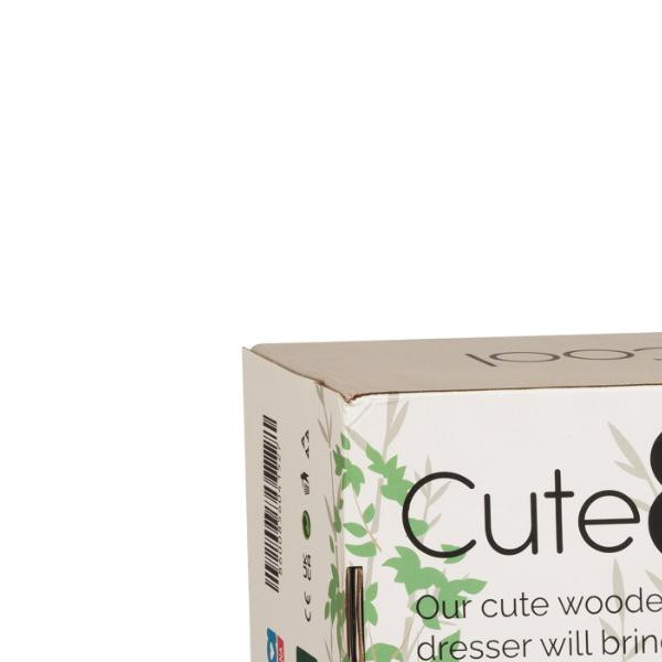 Cute&Cool drvena igračka make-up sto i stolica 