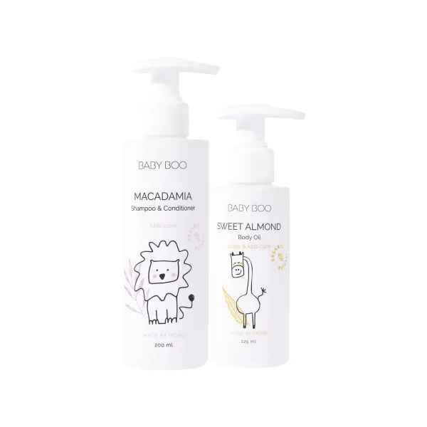 Baby Boo paket Macadamia šampon + Almound body oil 