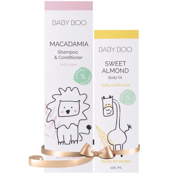 Baby Boo paket Macadamia šampon + Almound body oil 