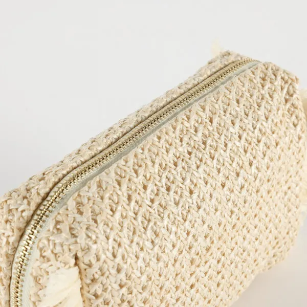 Be Cute neseser sa resama, bež 21x11x9cm 