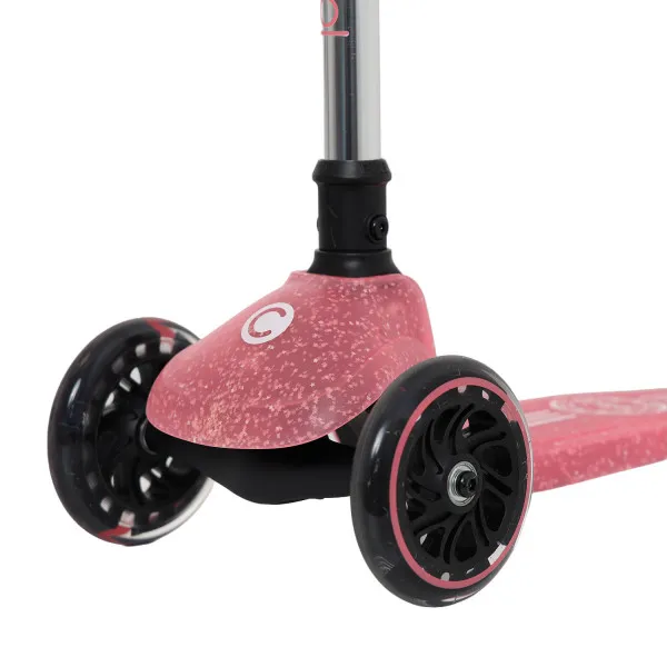 Cute&Cool svetleći sklopivi trotinet Galaxy Pink 