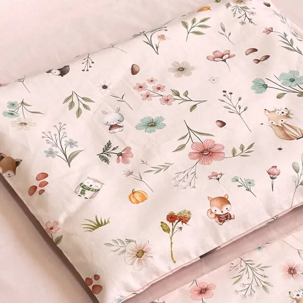 Baby Textil posteljina Cvetna družina 3/1 80x120cm 