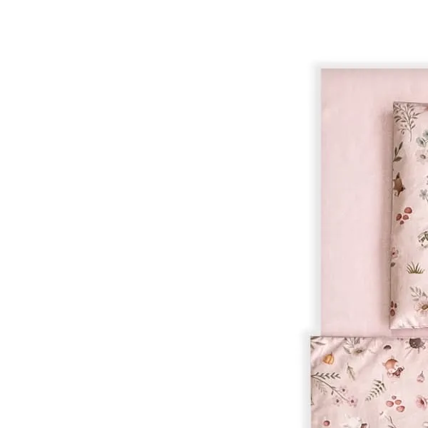 Baby Textil posteljina Cvetna družina 3/1 80x120cm 