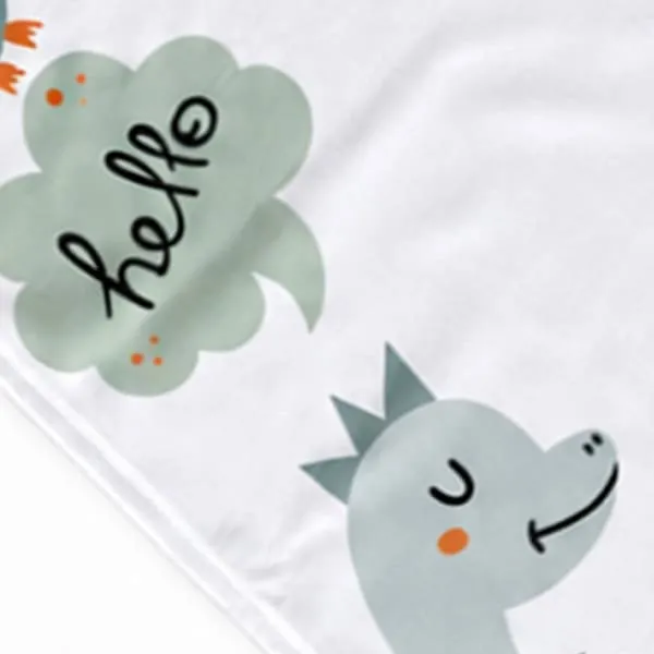 Baby Textil podloga za slikanje Dino družina 