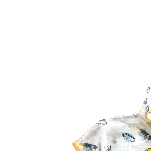 Baby Textil pončo za plažu Astronaut 