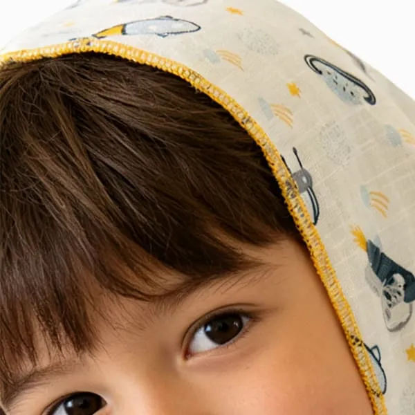 Baby Textil pončo za plažu Astronaut 