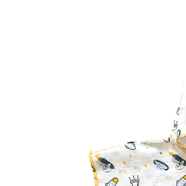 Baby Textil pončo za plažu Astronaut 