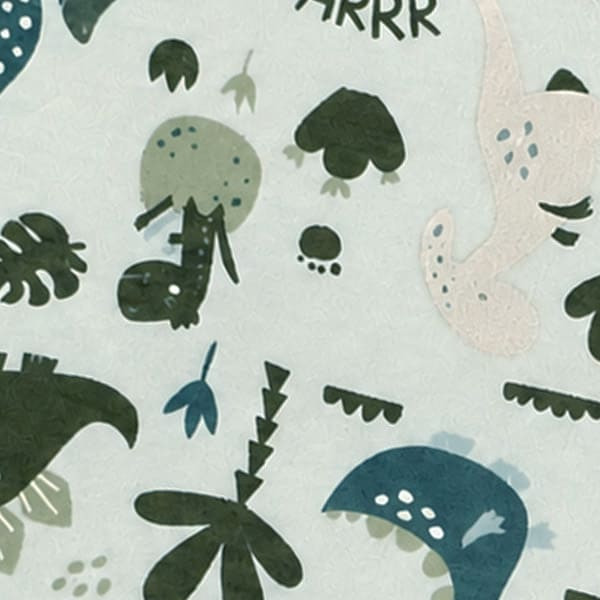 Baby Textil prekrivač Dino družina, 80x90cm 