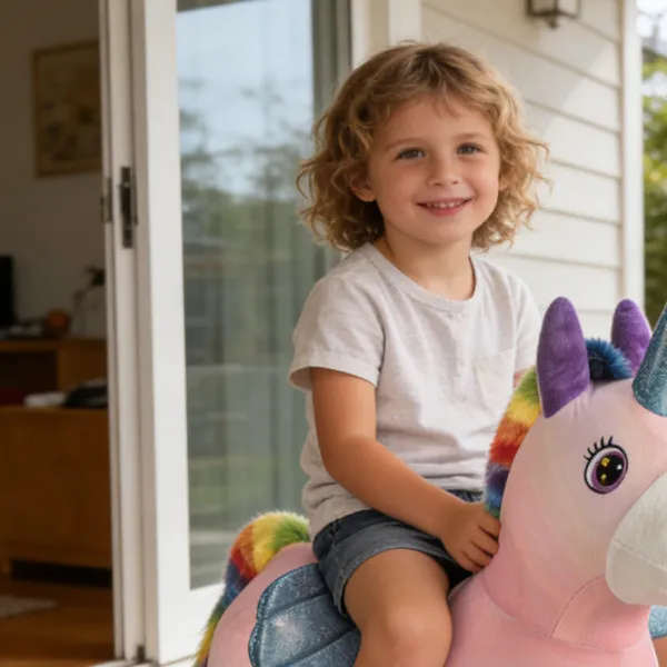 Cute&Cool igračka za skakanje plišani jednorog 