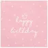 Salvete papirne happy birthday 33x33 cm 