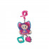 Playgro štipaljka <br />
mrdalica za kolica roze