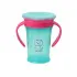 Baby Chef no-spill čaša 360° 210ml, 9m+, roze 
