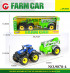 Hk Mini igračka farmerski traktor, plavo-zeleni