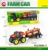 Hk Mini igračka farmerski traktor, crveni 