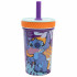 Stor čaša sa silikonskom slamčicom 370 ml Stitch