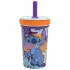 Stor čaša sa silikonskom slamčicom 370 ml Stitch 