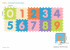 Sunta podne puzzle brojevi, 10 kom 