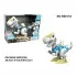 HK Mini dinosaurus uradi sam, beli 