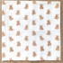 Lillo&Pippo muslin pelena 75x75cm, Meda 