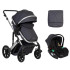 Kikka boo trio sistem darling Army, dark grey 