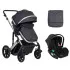 Kikka boo trio sistem darling Army, dark grey 