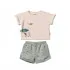 Baby Cosy komplet 2/1 (majica kr, šorts), unisex 