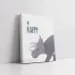 Cute&Cool HOME slika dino Be happy 25x20cm 