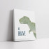 Cute&Cool HOME slika dino Be brave 25x20cm 