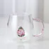 Cute&Cool HOME staklena šolja sa jagodom, 400ml 