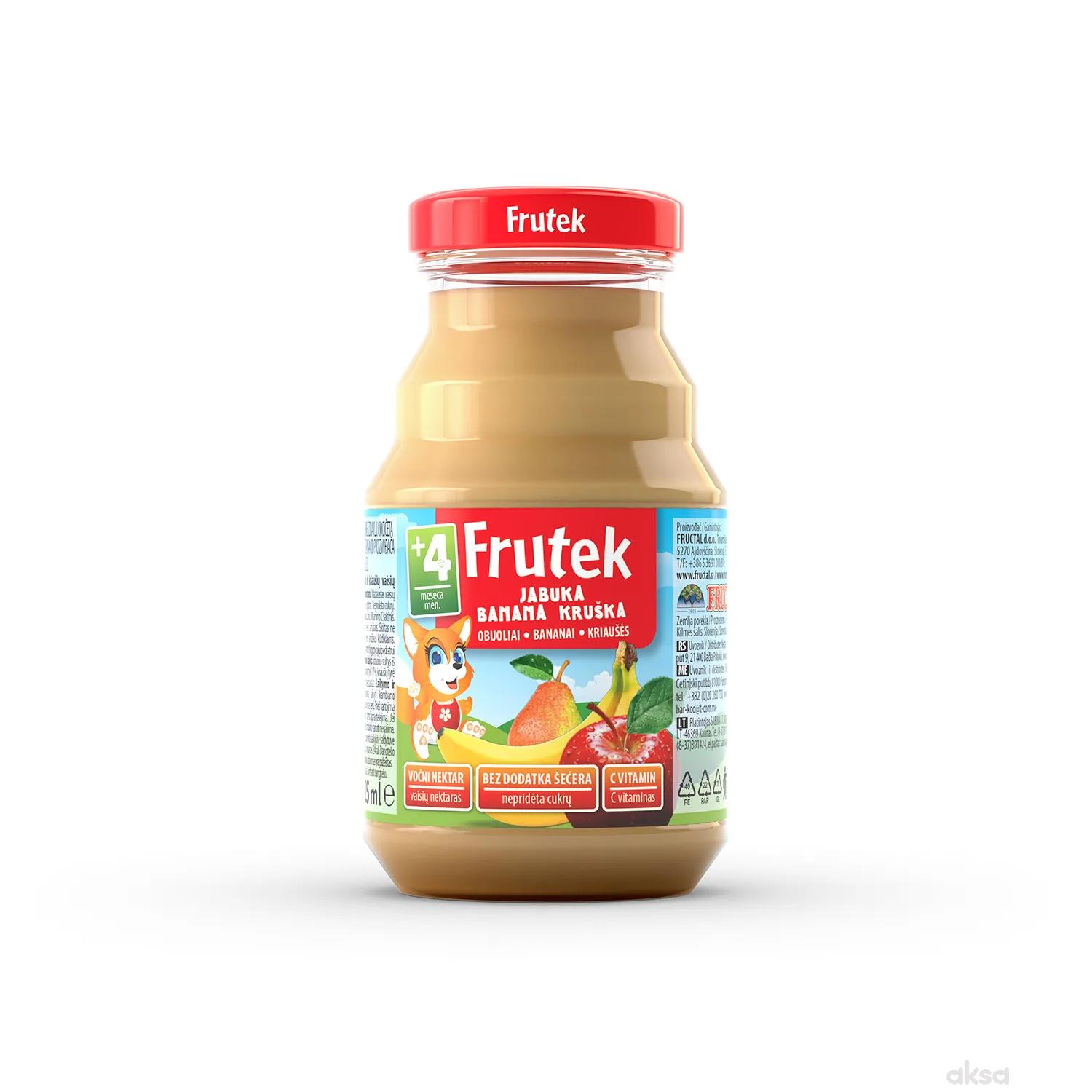 Frutek sok banana, kruška i jabuka 125ml 