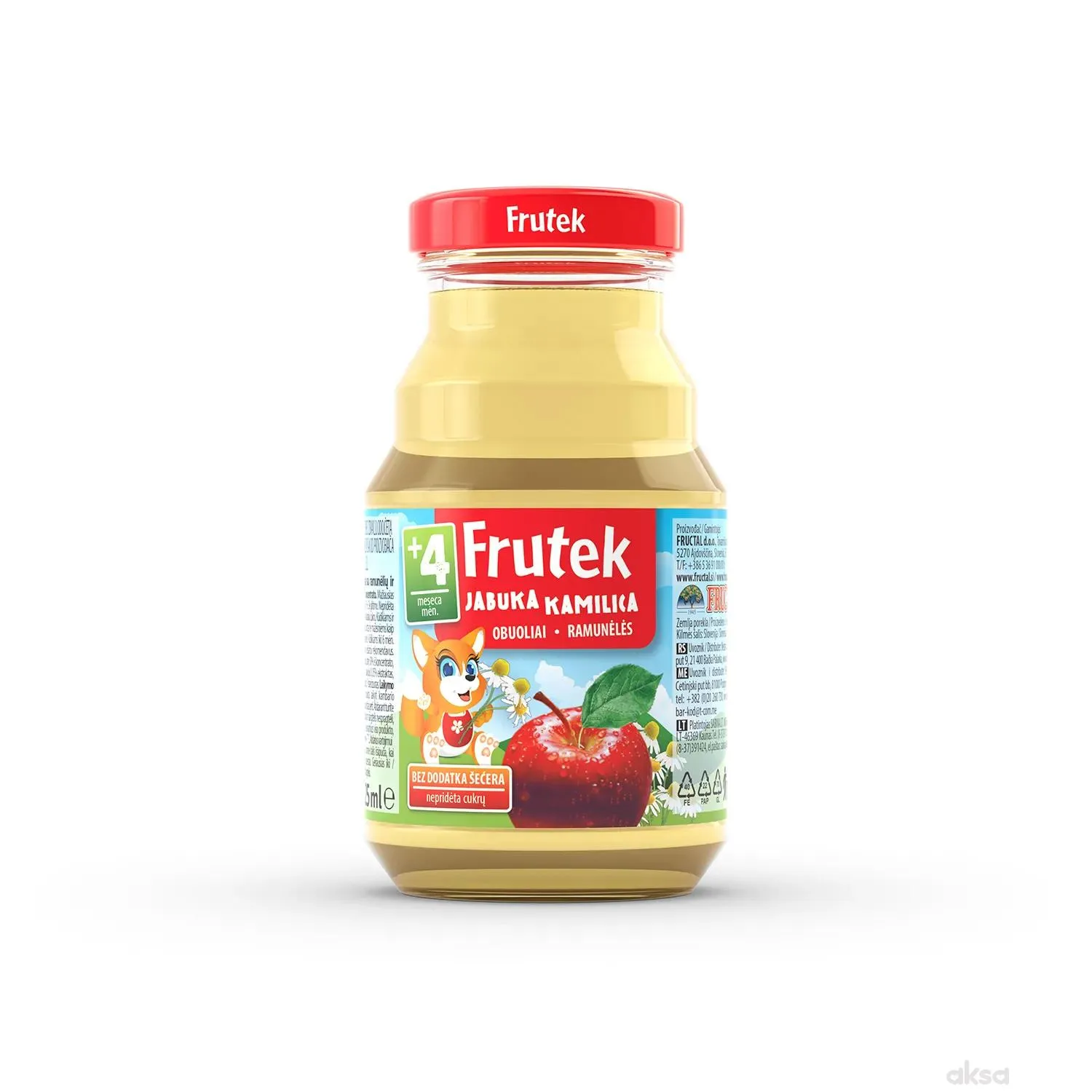 Frutek sok kamilica i jabuka 125ml 