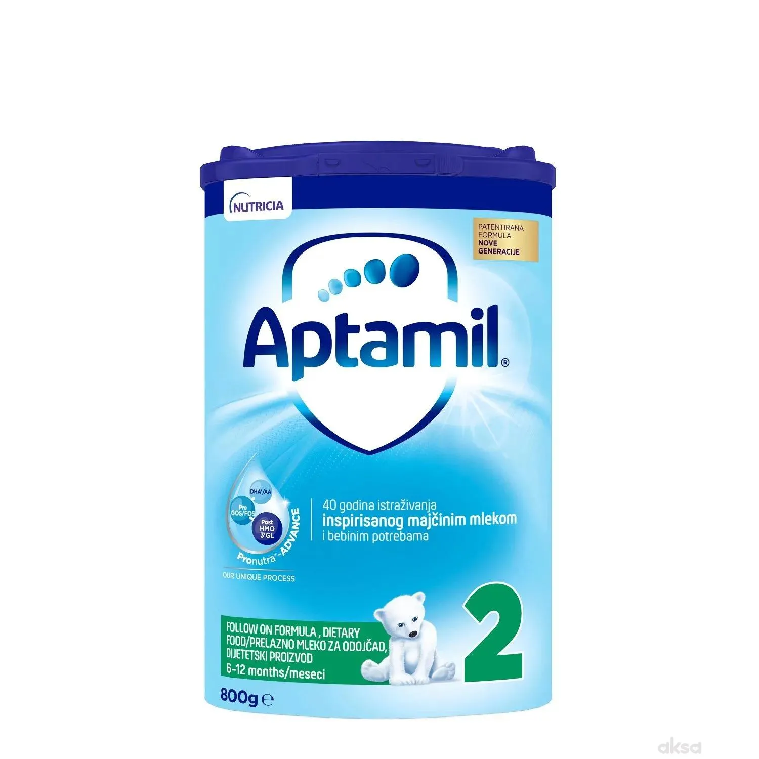 Milupa mlijeko Aptamil 2 800g easy pack