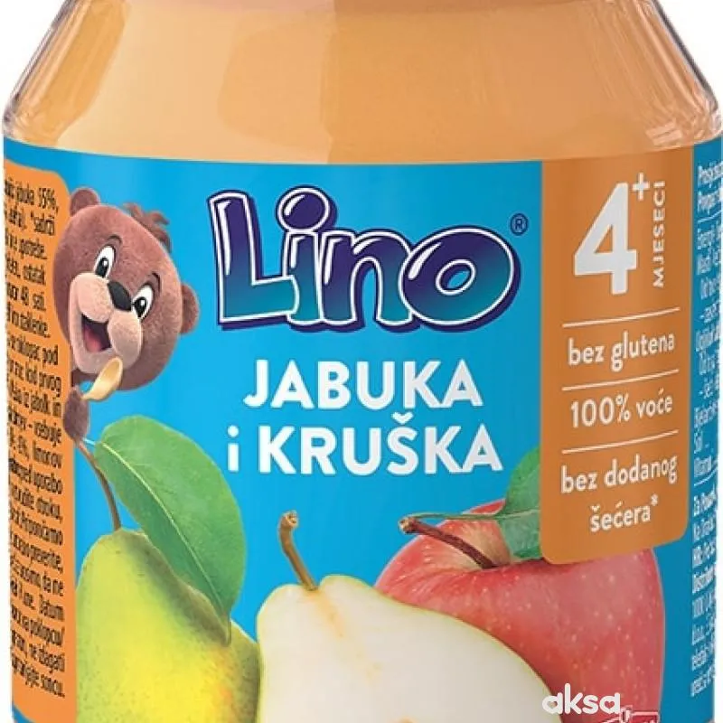 Lino kašica jabuka i kruška 190g