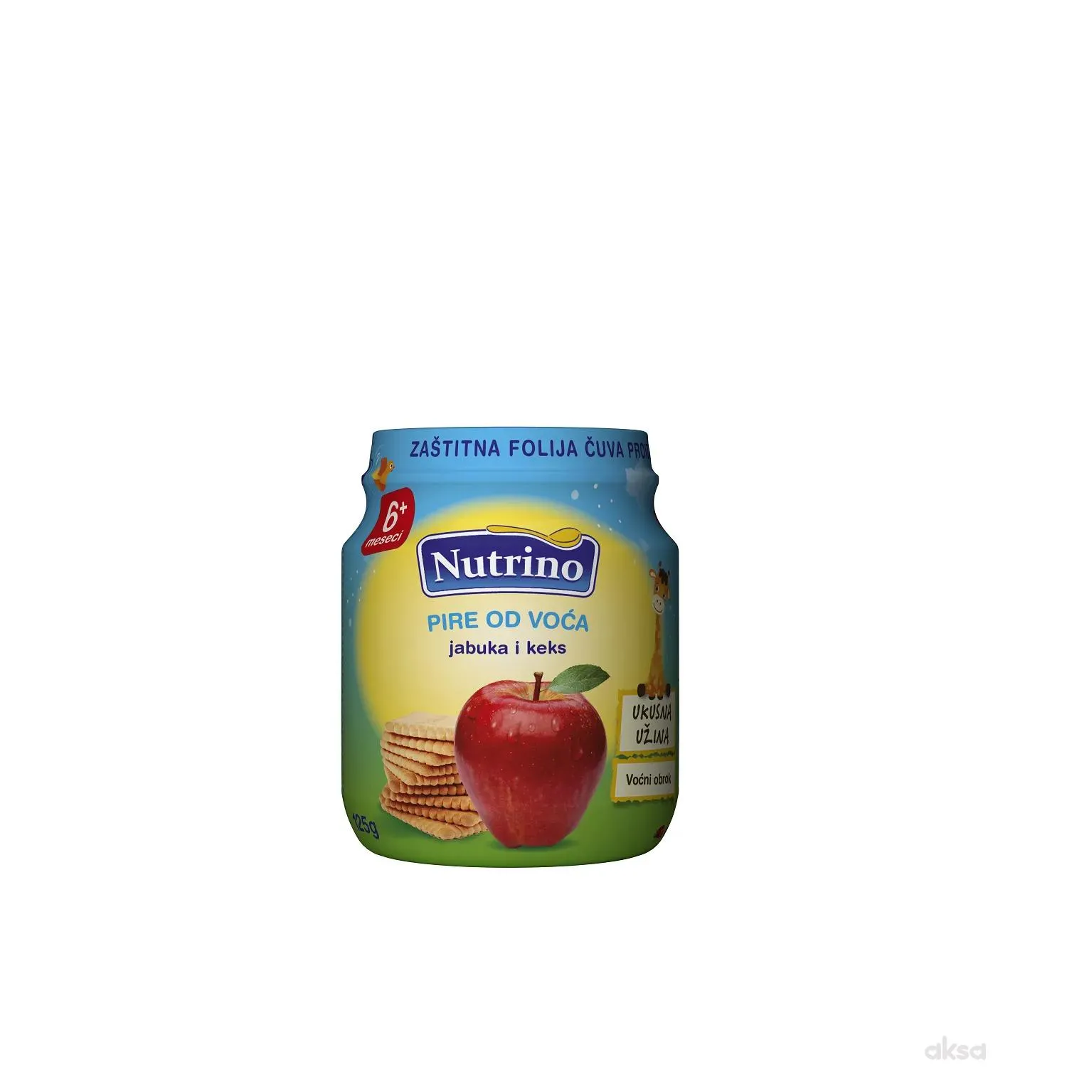 Nutrino kašica jabuka i keks 125g