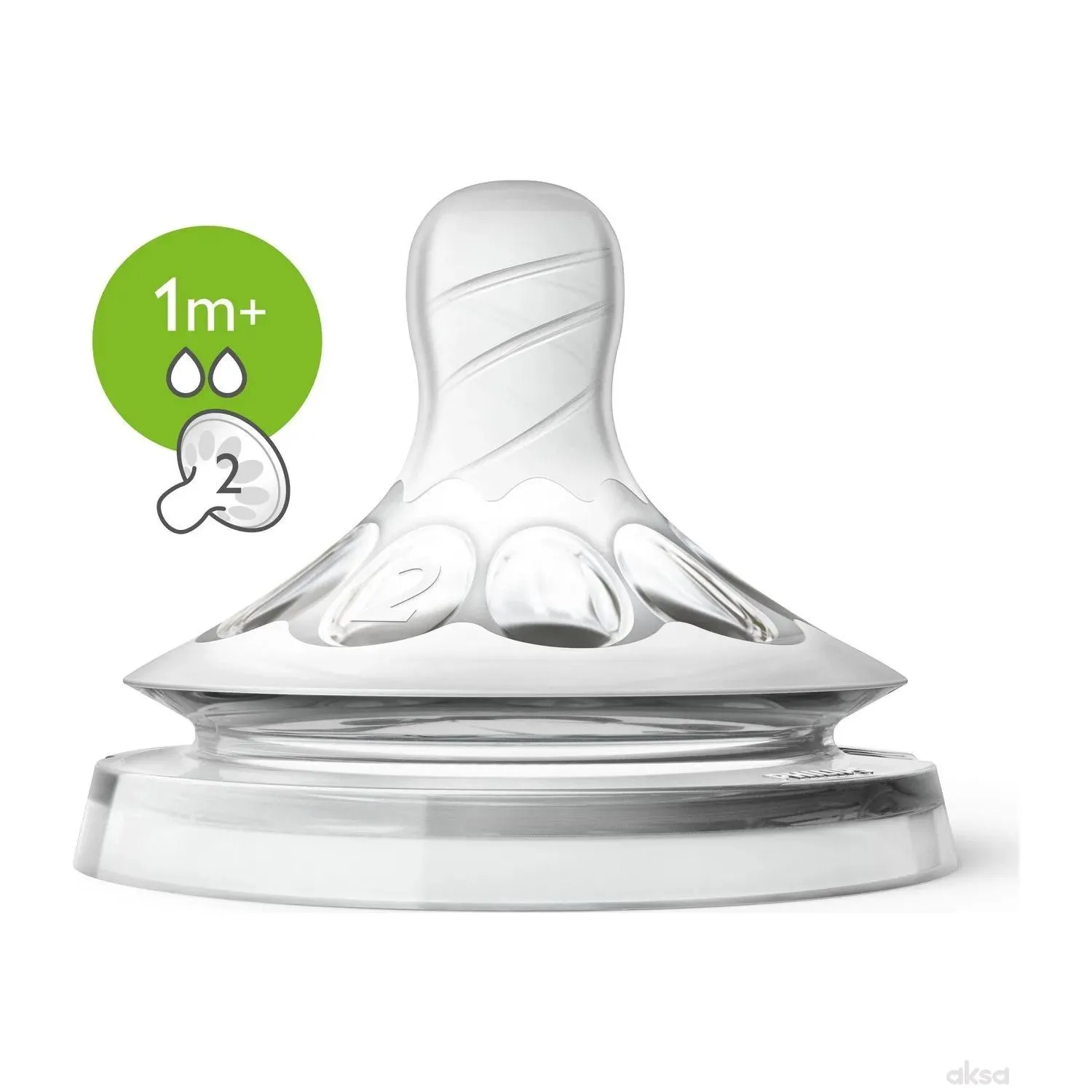 Avent Natural silikon.cucla spor protok 1+3907