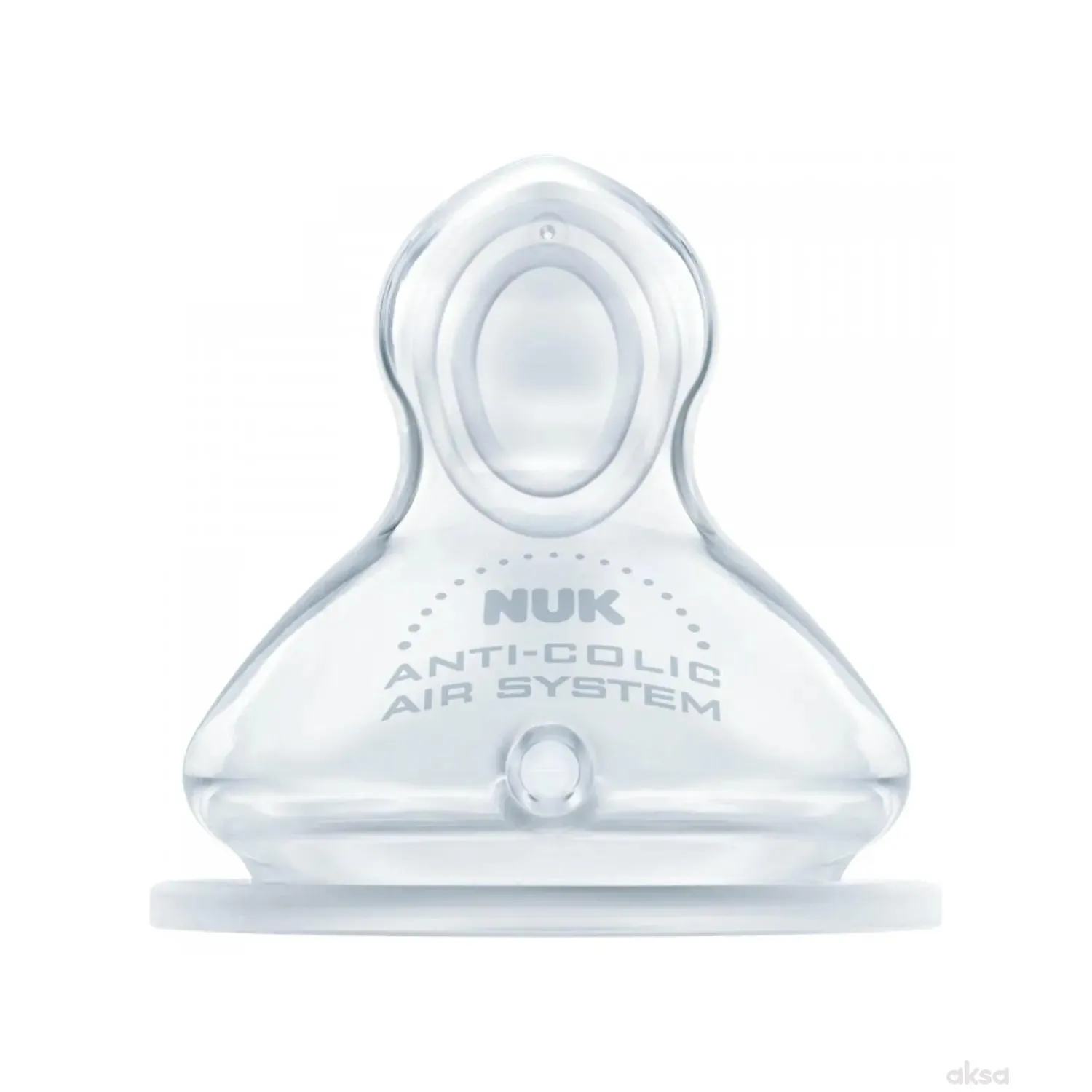 Nuk FC plus cucla silikon, spor protok (S), 6-18m