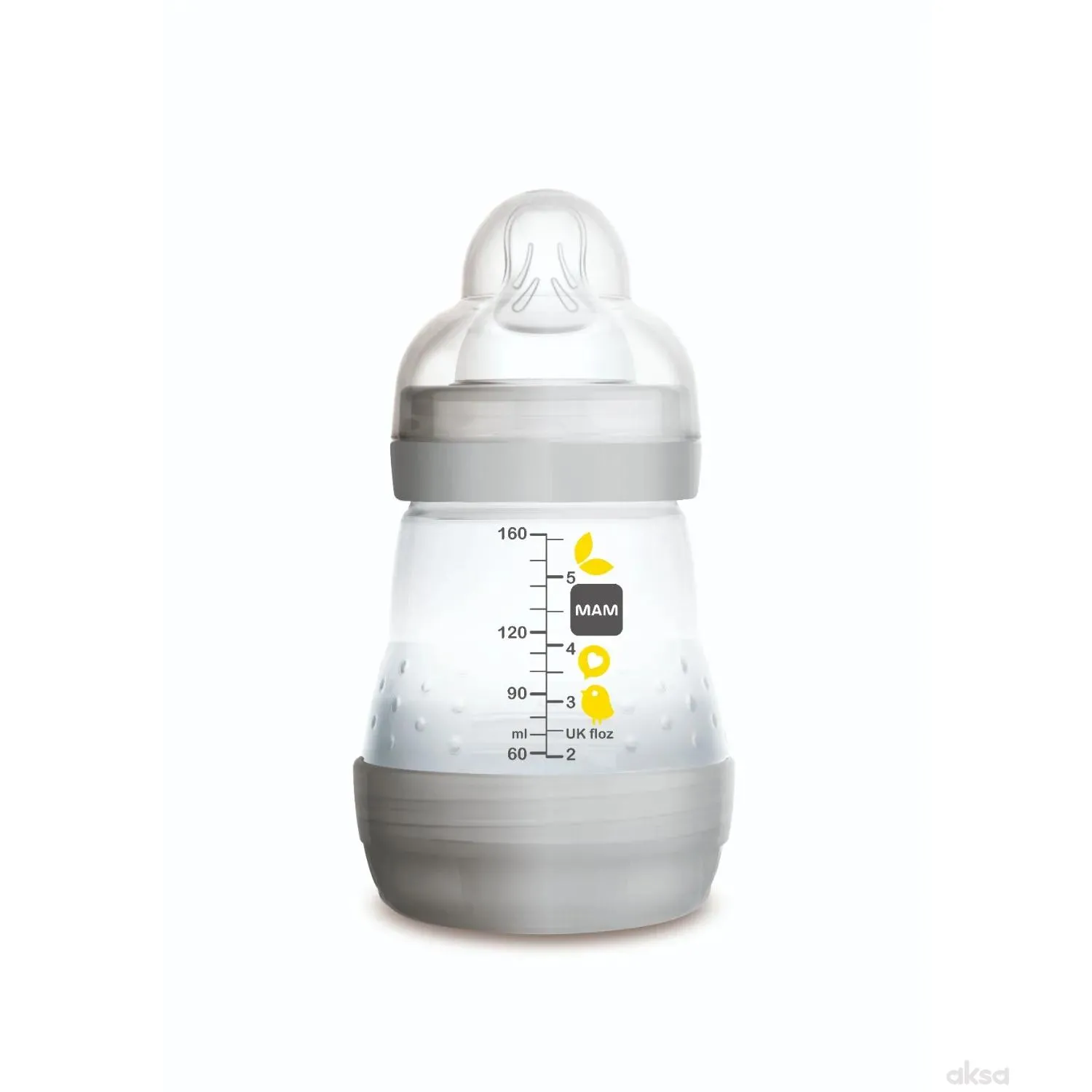 MAM flašica Anticolic 160ml, silikon, 0m+