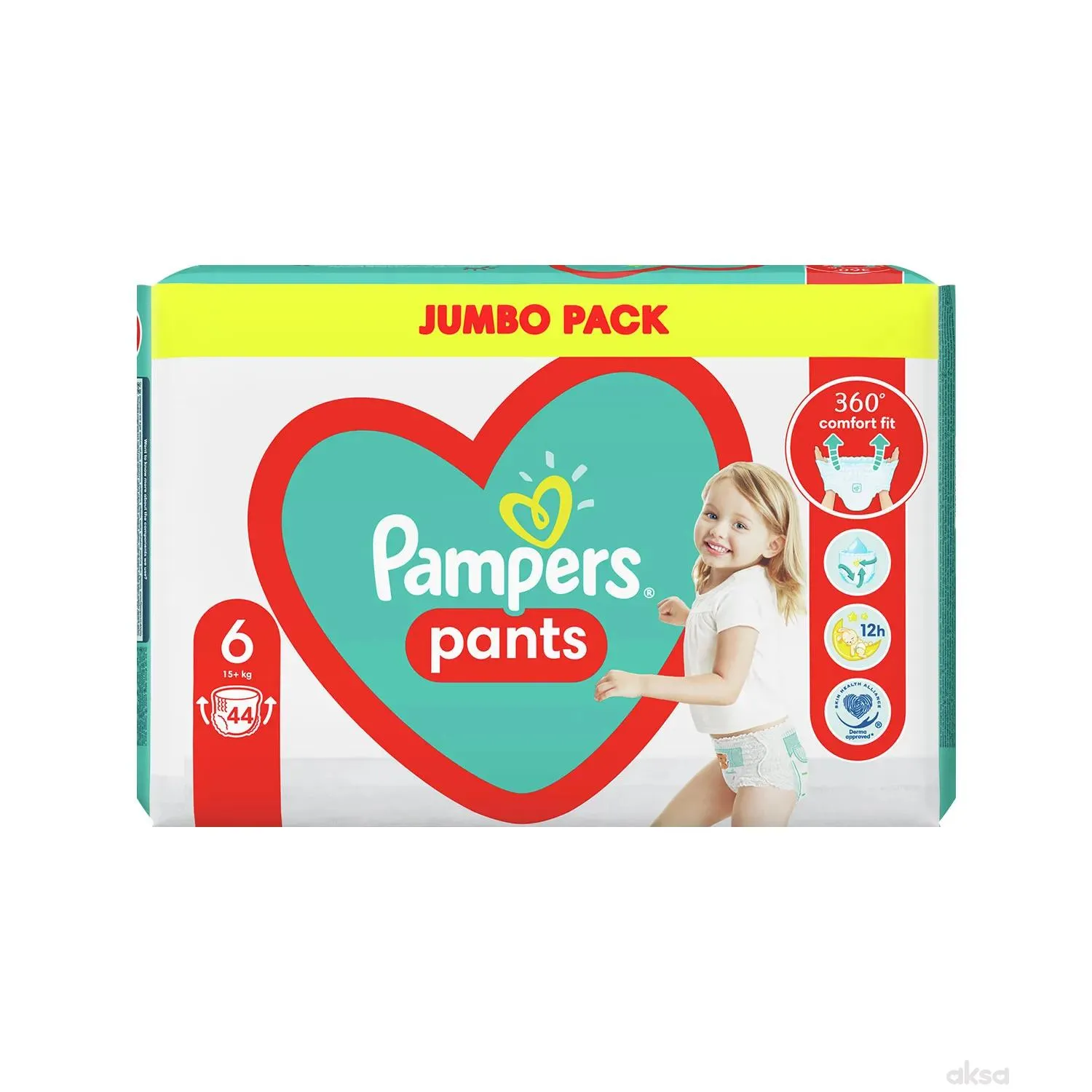 Pampers pants pelene JP 6 extra large 16+kg 44kom