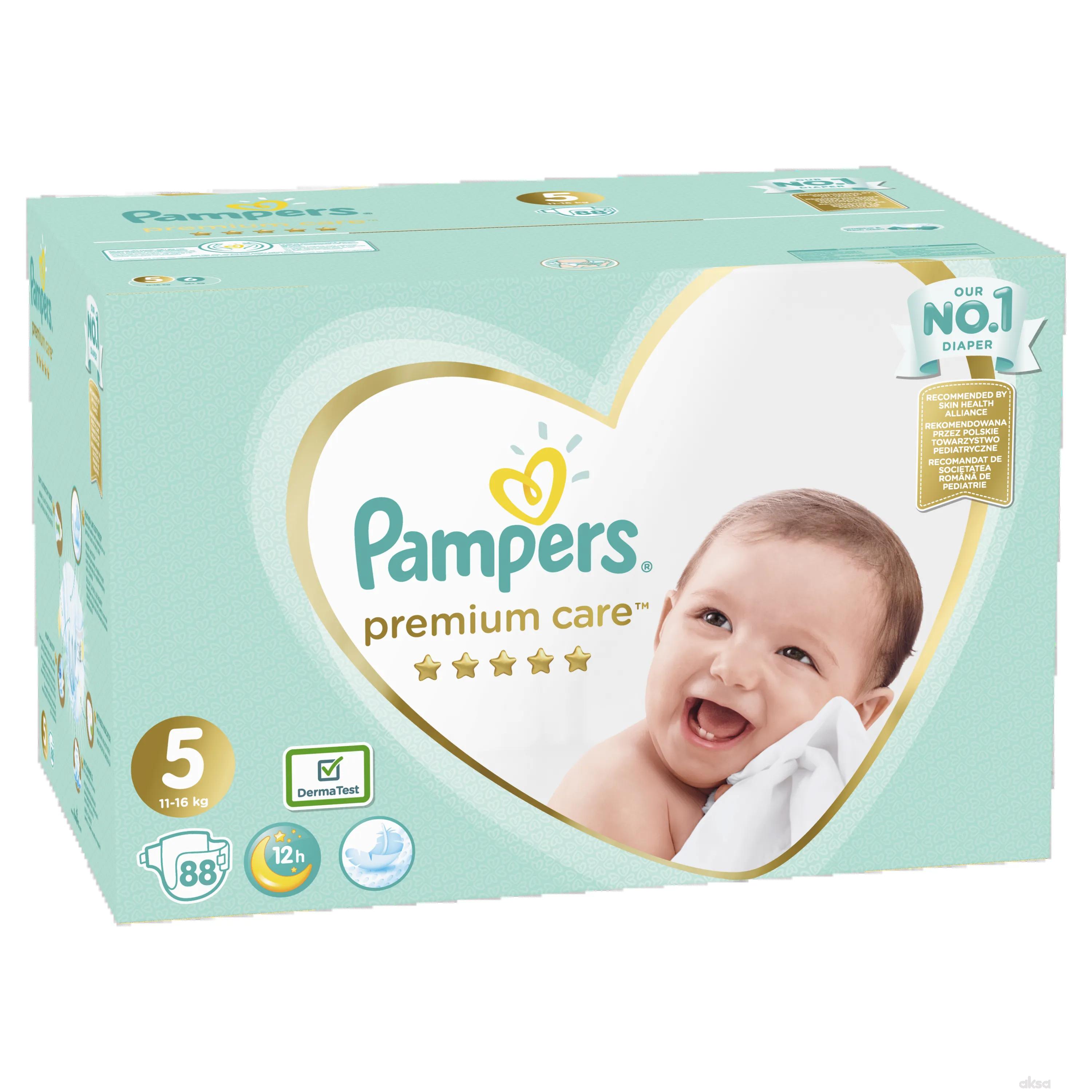 Pampers pelene premium care mega box 5 junior 11-16kg 88kom 