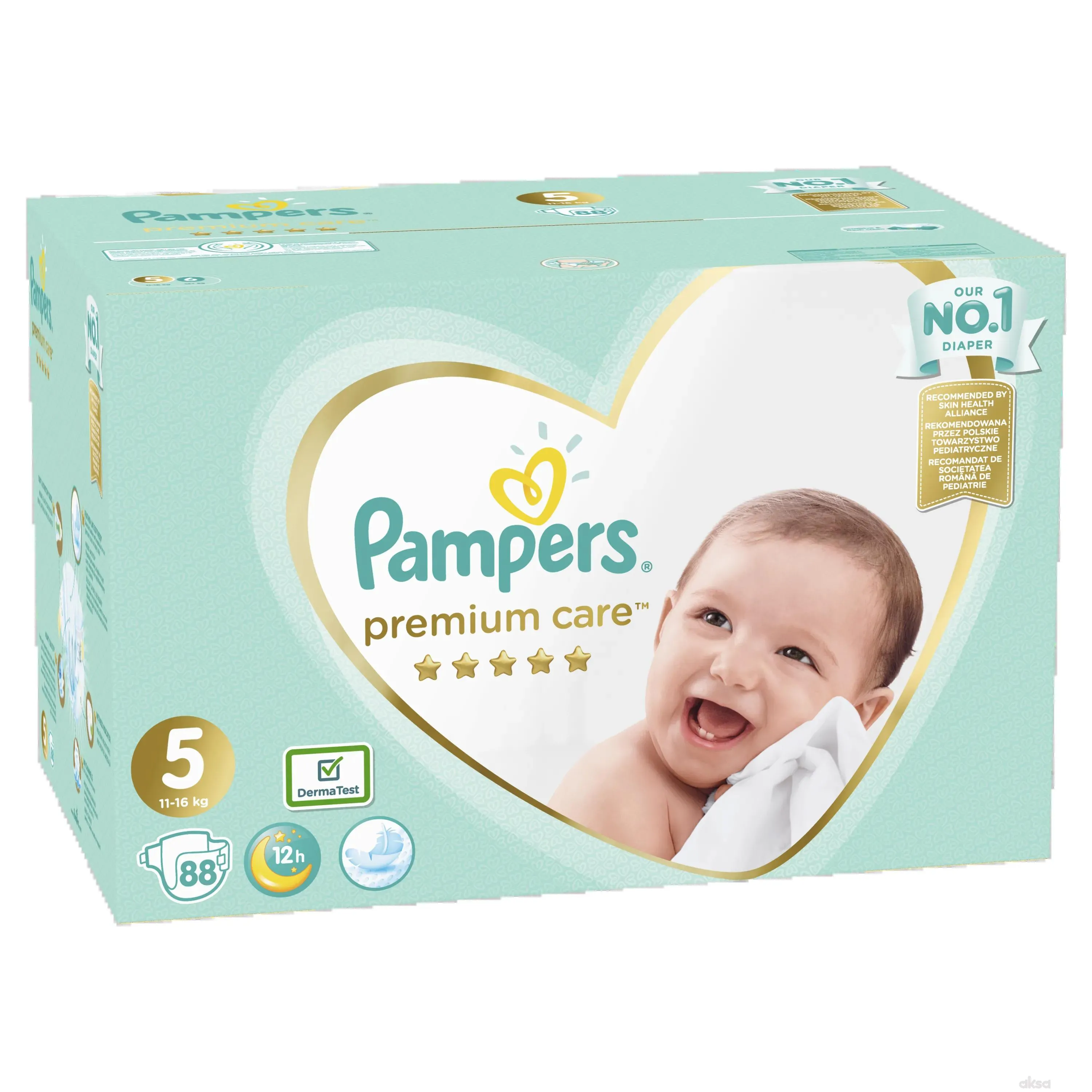 Pampers pelene premium care mega box 5 junior 11-16kg 88kom 