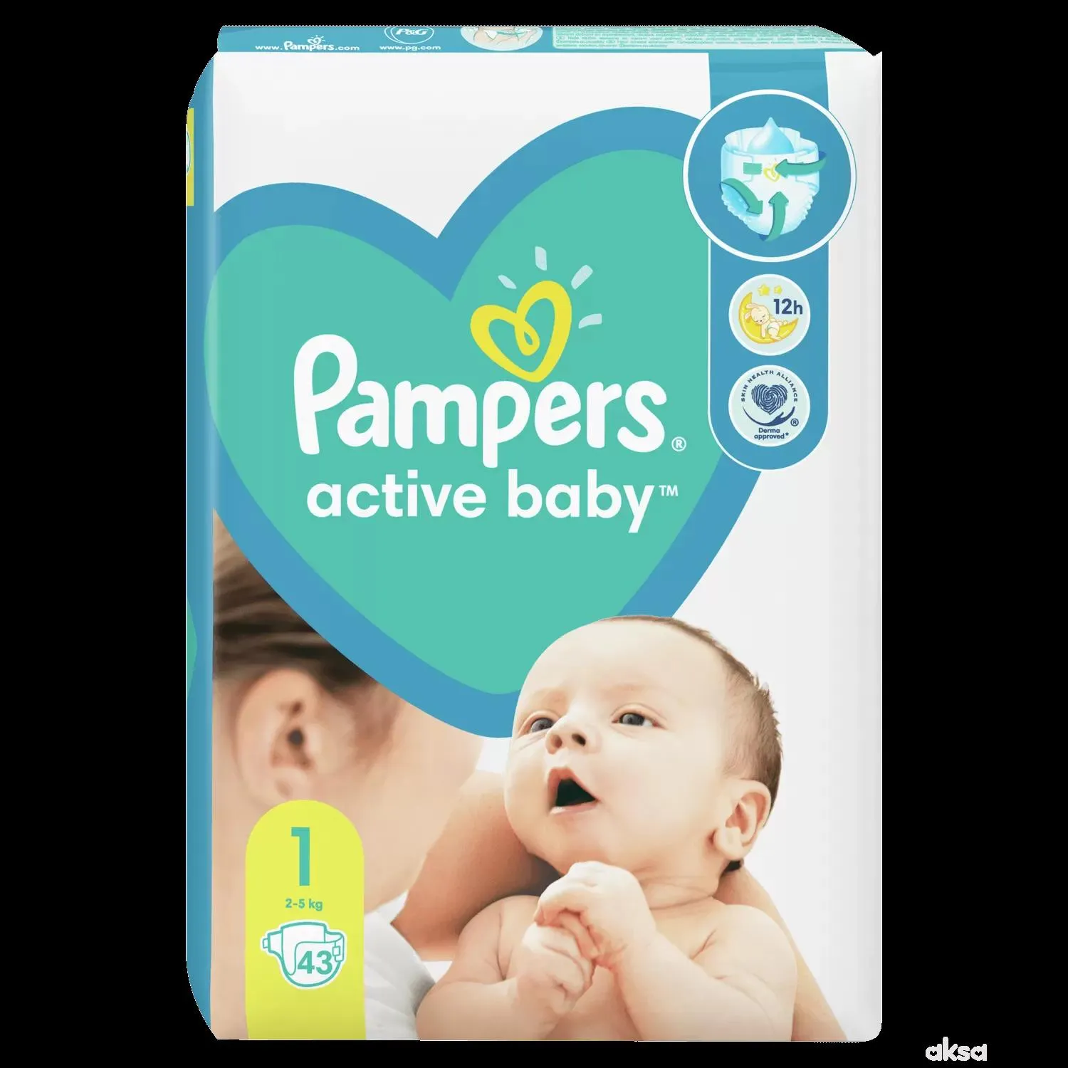 Pampers pelene VP 1 newborn 2-5kg 43kom