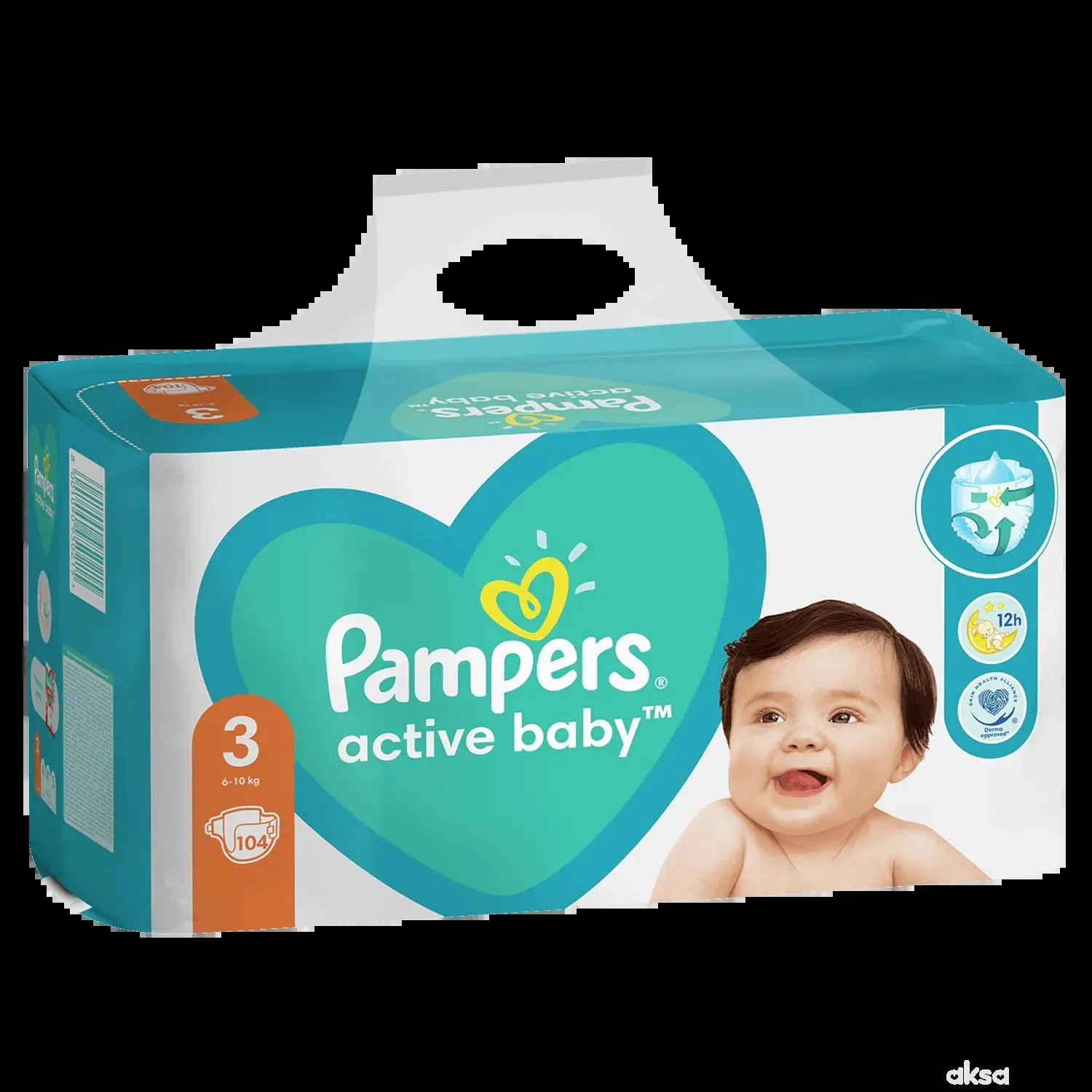 Pampers pelene bag 3 midi 6-10kg 104kom