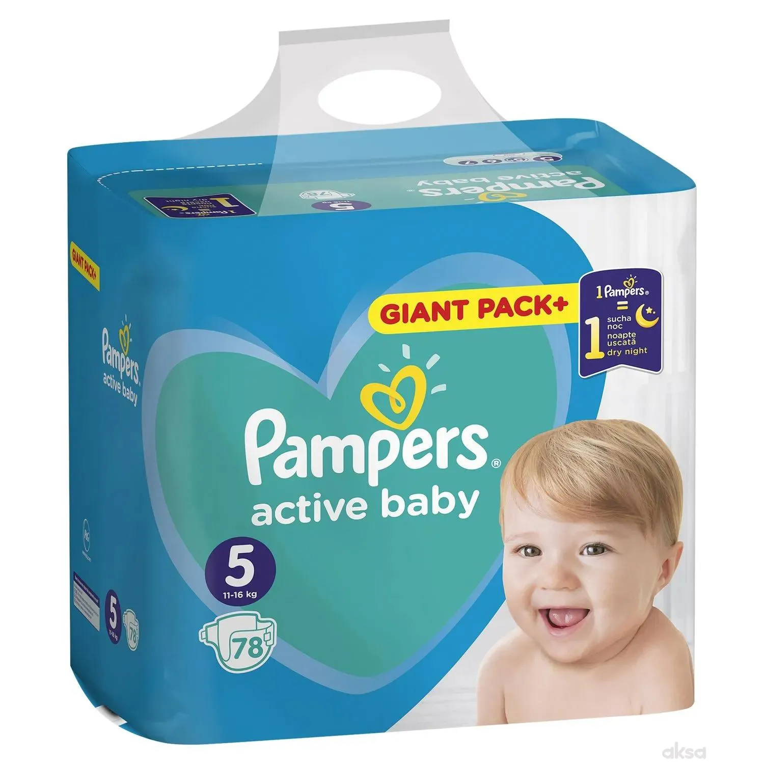 Pampers pelene bag 5 junior 11-16kg 78kom 