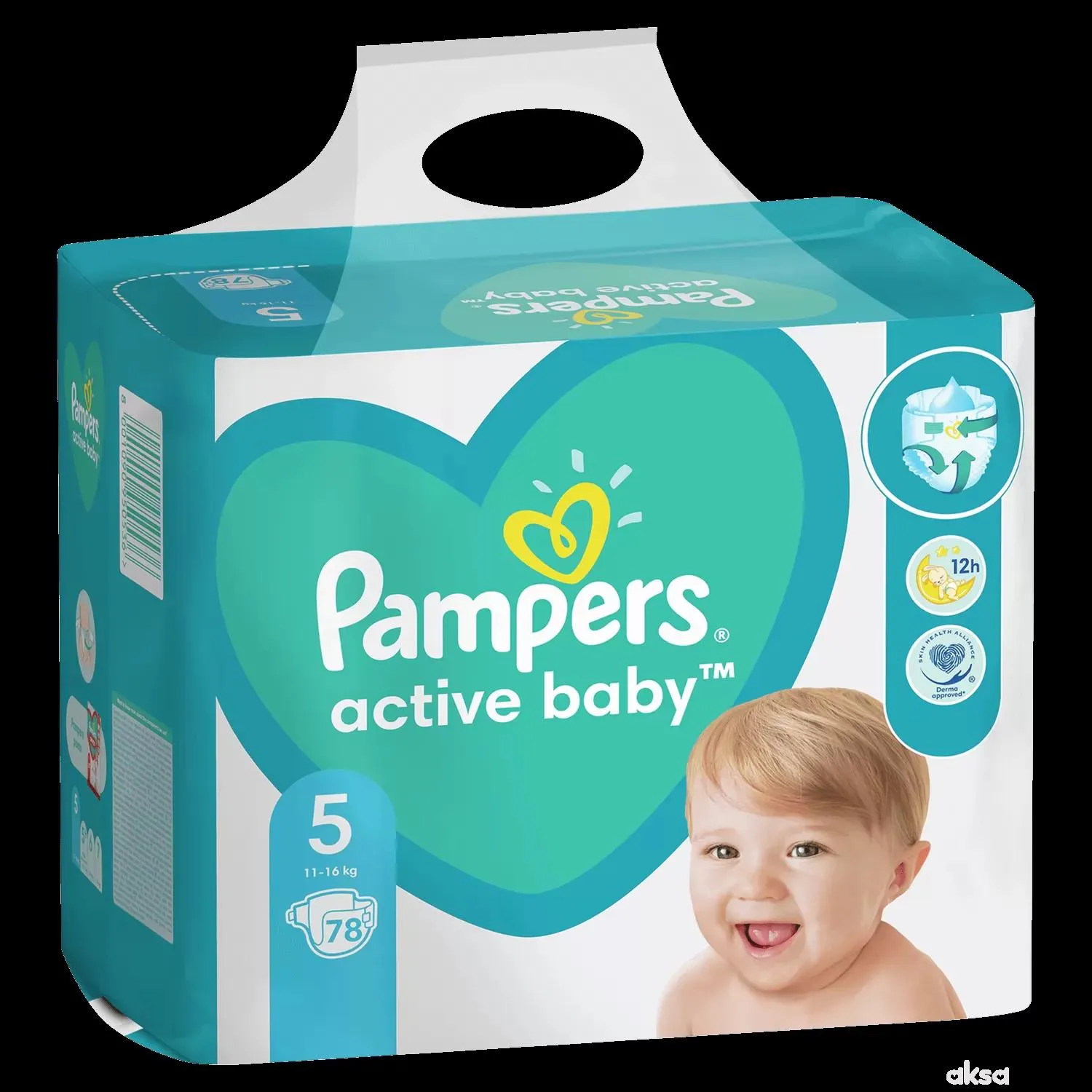 Pampers pelene bag 5 junior 11-16kg 78kom