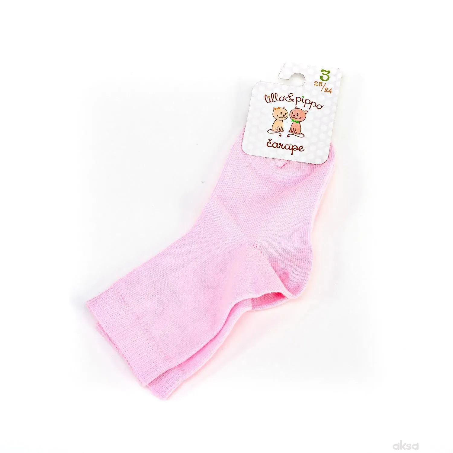 Lillo&Pippo sokne 108-B,roze,2