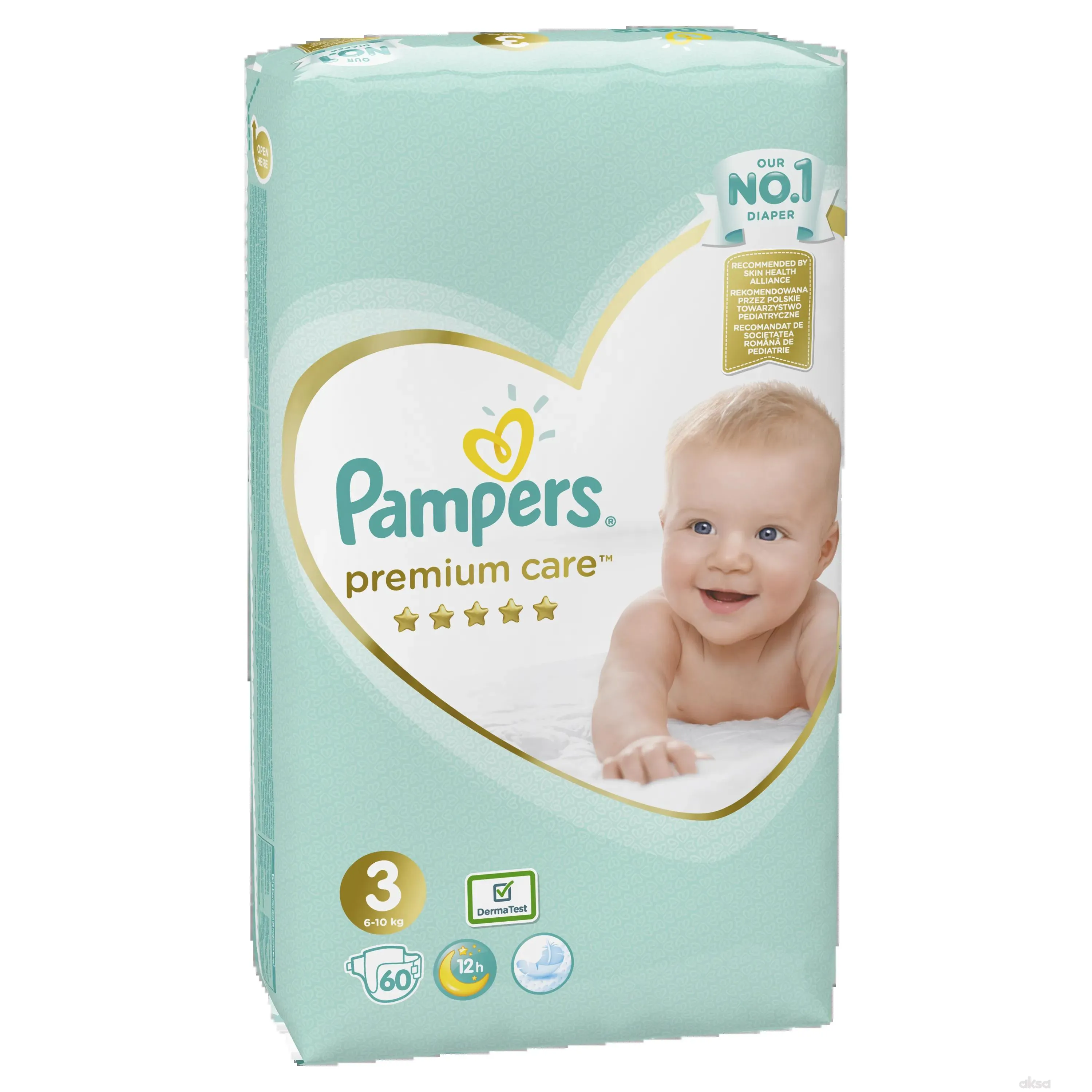 Pampers pelene premium VP 3 midi 6-10kg 60kom 